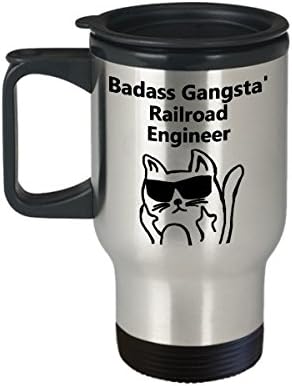 Kemény Gangsta' Vasúti Mérnök Kávés Bögre