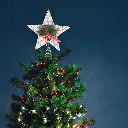 SOIMISS karácsonyfa Topper Csillagos Dekoráció, karácsonyfa Csillag Topper csúcsdíszt Csillag Dísz, karácsonyfadísz Fény Nélkül