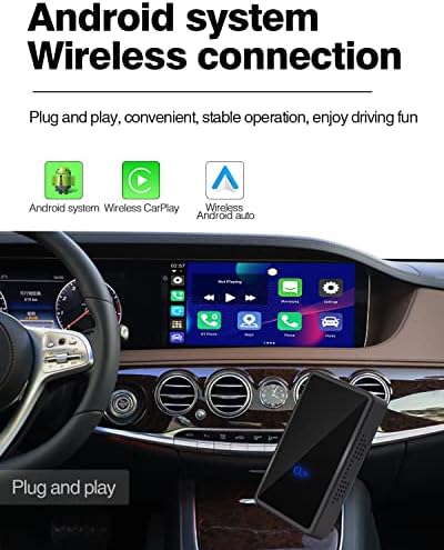 CarPlay Vezeték nélküli Adapter Multimédia Videó Mezőbe,CarPlay Ai Doboz Android Rendszer 10,4+64 gb-os,Vezeték nélküli Android Auto,HDMI