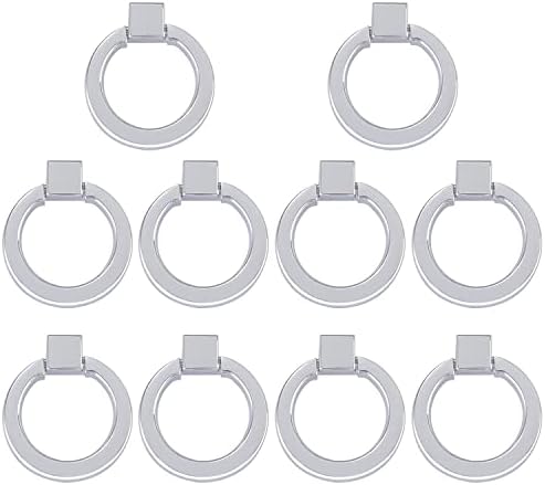 AOKENBAO 1,5 hüvelykes Krómozott Fém Gyűrű Kezelni Kabinet Kezelni a Hardver Fiókban Gyűrű Kezében Ékszeres Doboz Kezelni Szekrény Egyetlen