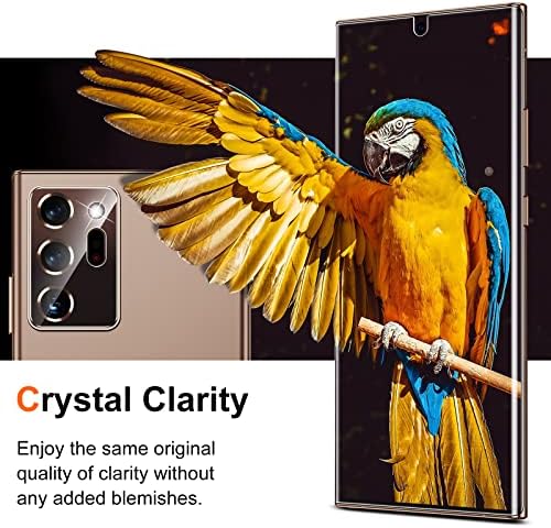 UniqueMe [2+2 Csomag Kompatibilis a Samsung Galaxy Note 20 Ultra 6.9 hüvelyk Puha TPU képernyővédő fólia 【Nem Üveg】 valamint a Kamera Lencséjét