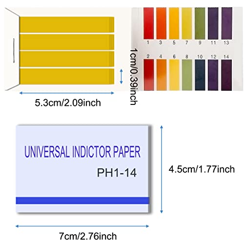 DKARDU 800 Csík pH 1-14 Teszt Lakmusz Papír Papír Kiterjedt Teszt Papír Vizsgált Mutató a Kábítószer-Vizsgálatok Talaj, Víz, szappan