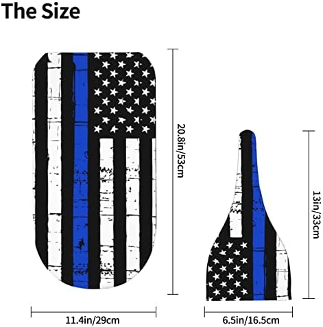 Ykklima Baba Újszülött Pelenkát Takaró sapka Sapka - Amerikai Blue line USA-ban Rendőrségi Csillagok Zászló Minta Fogadó Takaró
