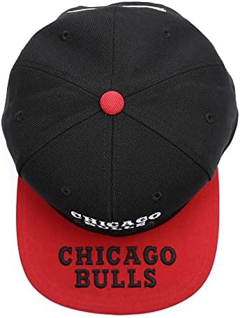 Mitchell & Ness-i Chicago Bulls Logó Bill 2Tone Snapback Sapka, Kalap, Fekete-Piros