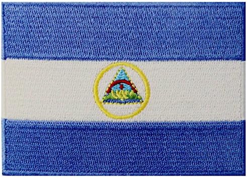 Nicaragua Zászló Hímzett Javítás Nicaraguai Vasalót Varrni A Nemzeti Jelkép