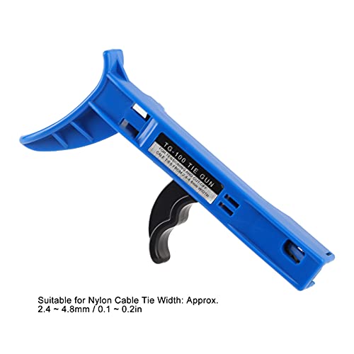 Kábel Nyakkendő Fegyvert, Nylon Kapcsolatok Fegyvert TG-100 Kék Műanyag Rögzítő Kábel Feszítő Kéz Eszköz a 2.4-4.8 mm, Nylon
