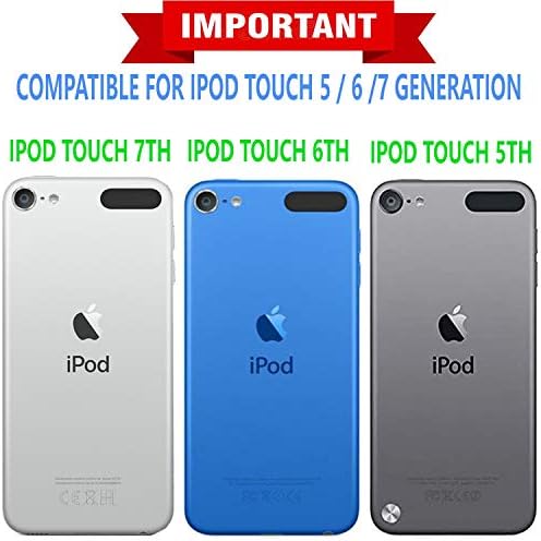 iPod Touch 7. Generációs Esetben, iPod Touch 7/6/5 Esetében, [Edzett Üveg kijelző Védő fólia Tartalmazza] STARSHOP Katonai Ütésálló burkolat