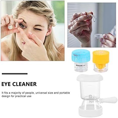 Baluue 3pcs szemöblítő Csésze szeme tisztítás kupa szem tisztító kupa szemmosó konténer Szett Szilikon Szem