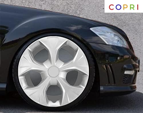Copri Készlet 4 Kerék Fedezze 14 Coll Ezüst Dísztárcsa Snap-On Illik Chevrolet