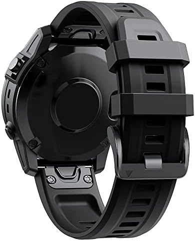EEOMOiK 26 22mm Watchband Pántok A Garmin Fenix 7 7X 6X 6 Pro 5 5X 3HR Enduro Nézni Gyorsan Kiadja a Hivatalos Szilikon Easyfit karkötő