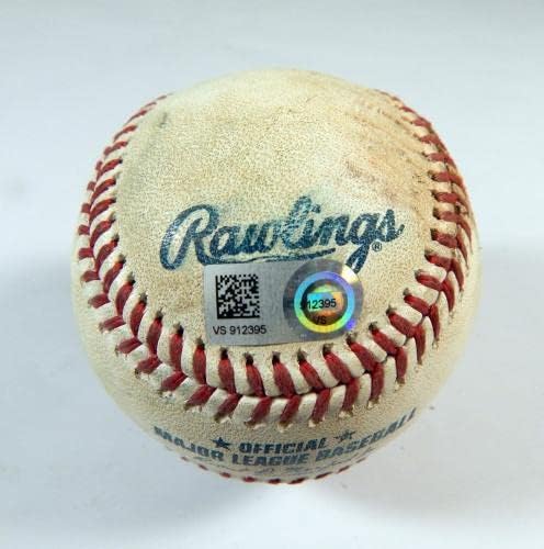 2021 Seattle Mariners Col Sziklás Játék Használt Baseball Ramirez K Történet strike out - Játék Használt Labdák
