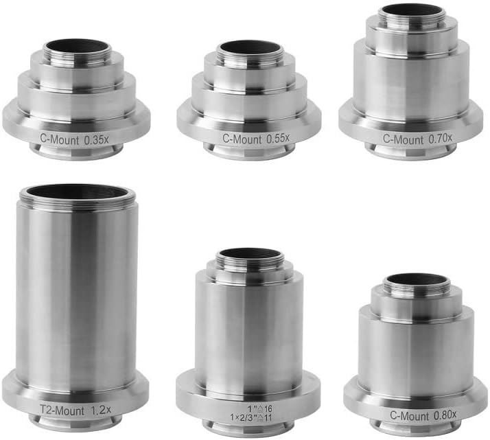 Mikroszkóp Kiegészítők Trinocular Mikroszkóp C-Mount Adapterrel 0.35 x 0.5 X 0,7 X 0,8 X 1 x 1.2 X C-Mount Kamera Adapter Labor Fogyóeszközök