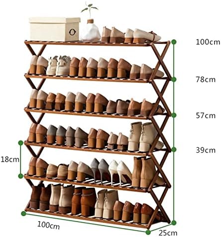 VIORED Tároló cipősszekrény Folyosó Egyszerű Összecsukható Cipő Tároló Állvány Hordozható Multi-Layer cipősszekrény Beltéri Hálószoba, Tároló