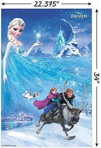 Tendenciák a Nemzetközi Disney-Fagyott - Kaland Egy Lapra Fali Poszter, 22.375 x 34, keret nélküli Változat