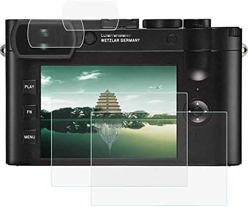Q2 Edzett Üveg LCD Touch Screen Protector+ PET Kereső Képernyő Védő Fedelet a Leica Q2 Kamera, Tűz Rock Ultra-Tiszta 9H Edzett Üveg Fedelét