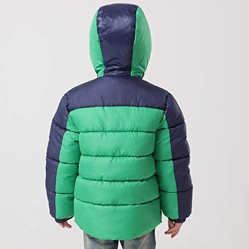 HZXVic Fiúk Meleg Téli Kabát Kapucnival, Sűrűsödik Gömbhal Kabát Gyerekek Vízálló Télikabát Könnyű Kültéri