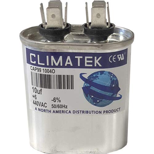 ClimaTek Ovális Kondenzátor - illik a Trane CPT01871 | 10 uf MFD 370/440 Volt VAC