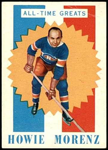 1960 Topps 59 Minden idők Nagyjai Howie Menő Montreal Canadiens (Hoki-Kártya) VG Canadiens