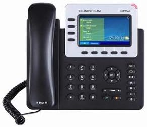 Grandstream GXP2140 4 Sort HD VoIP IP Gigabit Telefon Bluetooth PoE Színes LCD (Felújított)