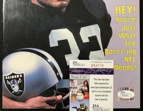 Jim Brown Aláírt Sports Illustrated 12/12/83 Nincs Címke Browns Autogramot HOF SZÖVETSÉG - Dedikált NFL Magazinok