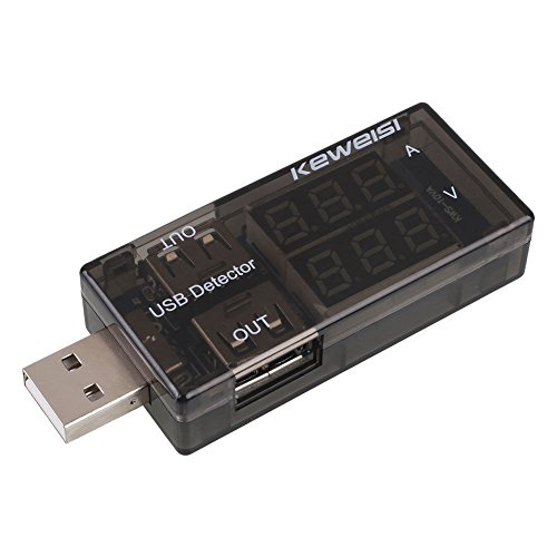 HOMERN USB Átalakító,Töltő Orvos Digitális Multiméter Feszültség Érzékelő,Akkumulátor Monitor két Kimenet a Napelemes Töltők, Kábelek &Más