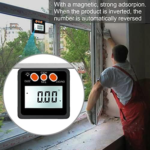 Inclinometer-Mérő，0-360° Digitális Szög Nyomtávú， LCD Nagy Pontosságú Ipari Inclinometer