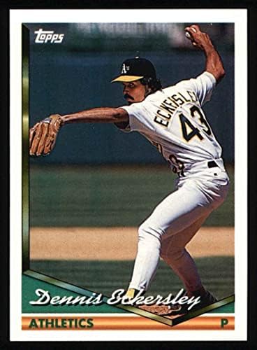 1994 Topps 465 Dennis Eckersley Oakland Athletics (Baseball Kártya) NM/MT Atlétika