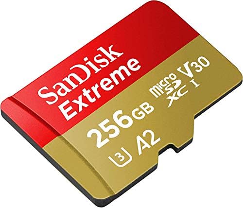 256 gb-os SanDisk Micro SDXC Memory Card Extreme Működik GoPro Hero 8 Fekete, GoPro Max 360 Akció Kamera U3 V30 4K-Osztály 10 (SDSQXA1-256G-GN6MN)