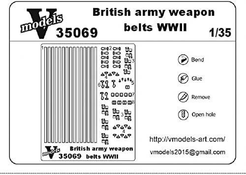 Vmodels 35069-1/35 Brit Hadsereg Fegyver Övek a második VILÁGHÁBORÚ, Méretarányos Modell készlet