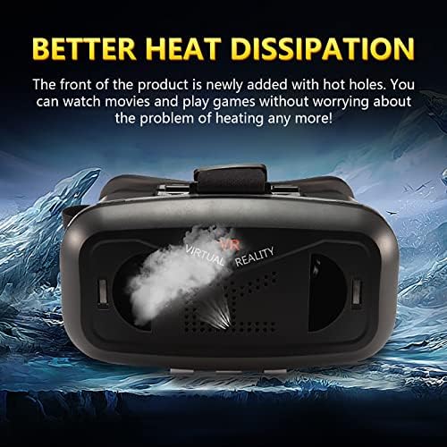 Blue Ray VR Digitális Szemüveg, 3D Szemüveg Virtuális Valóság Fülhallgató, a Hatalmas Mozi Hatás, Támogatja a Rövidlátás