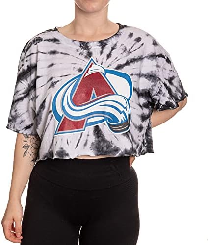 Calhoun NHL Surf & Skate Női Túlméretes Csepp Váll Termés T-Shirt – A Naplemente Gyűjtemény