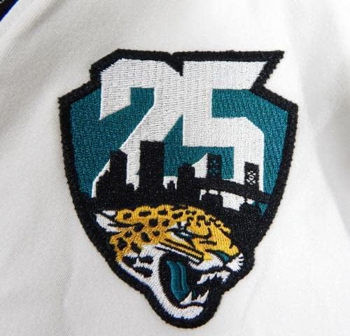 2019 Jacksonville Jaguars Brandon Thomas 70 Játék Kiadott Fehér Jersey 25 100 0 - Aláíratlan NFL Játék Használt Mezek