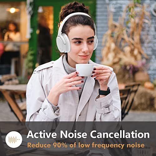Srhythm NC25 Aktív zajszűrő Sztereó Fejhallgató Bluetooth-5.3, ANC Fülhallgató fejhallgató Csomag Csomag 4 Fejhallgató Csere,Audio Kábel,