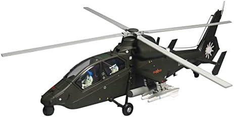 TECKEEN 1:72-es Alufelni Z-19 Fekete Ciklon Helikopter, Repülőgép Modell Modell Szimuláció Légi Tudományos Kiállítás Modell