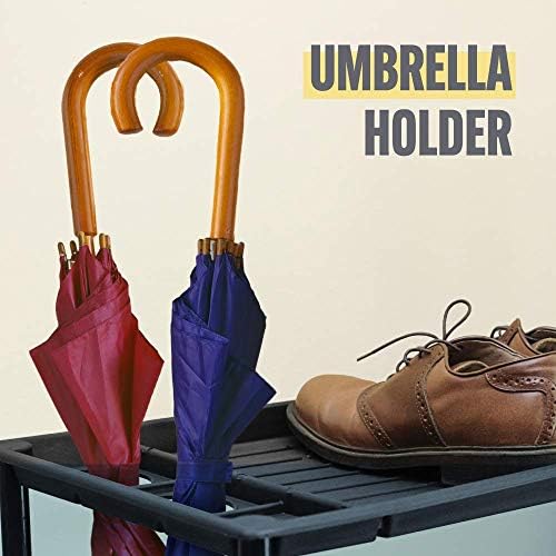 Innover | kétszintű Csomagtartó Tálca esernyőtartó, Többcélú cipősszekrény Bejárat Szervező