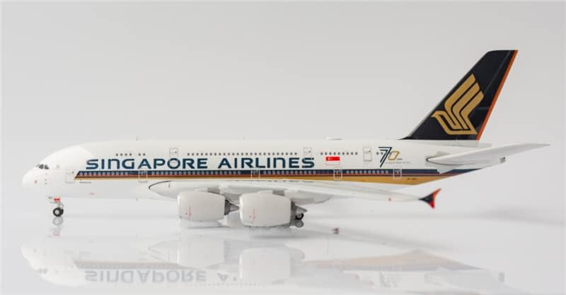 Phoenix Szingapúri Légitársaság Airbus A380 9V-SKU 70 Limited Edition 1/400 FRÖCCSÖNTÖTT Repülőgép Előre elkészített Modell