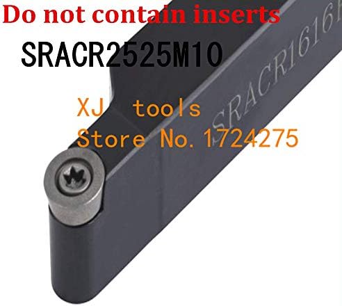 FINCOS SRACR2525M10 /SRACL2525M10 Fém Eszterga Szerszámok Eszterga Gép CNC Esztergálás Eszközök Külső Fordult szerszámtartó S-Típusú SRACR/L