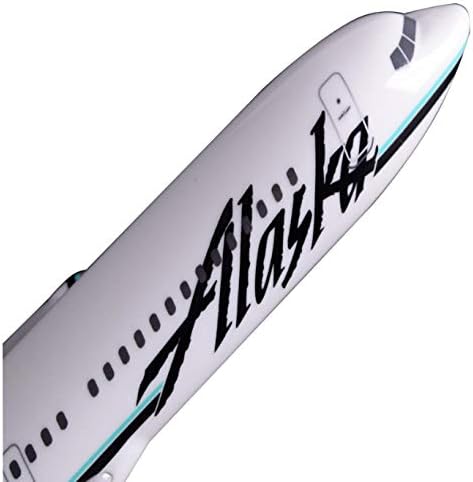32 cm-es a Boeing 737 Alaszka Repülési Modell Airbus Repülőgép Repülési Gyanta Repülőgép B737 Modell Repülési Alaszka Kreatív Ajándék Kézműves