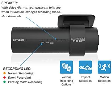 BlackVue DR750X-2CH Plusz 256 | Két Full HD Felhő Dashcam | Vissza-Megvilágított STARVIS képérzékelő | Beépített Wi-Fi, GPS, Parkolás