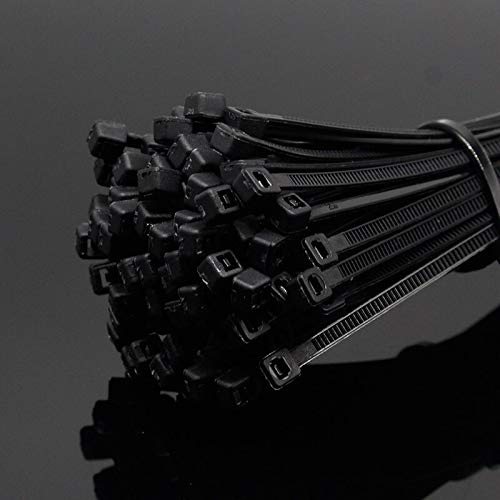 KIMLLOYD 200mm önzáró Nylon Kábel Köti 8 inch 100 12 Színű Műanyag Zip Nyakkendő 18 kg Fekete Drót Kötelező wrap Pántok