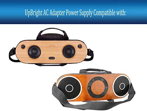 UpBright AC/DC Adapter Kompatibilis a House of Marley Zsák Riddim 2 Vezeték nélküli Bluetooth Hangszóró Hordozható Audio-Rendszer EM-JA014-SB