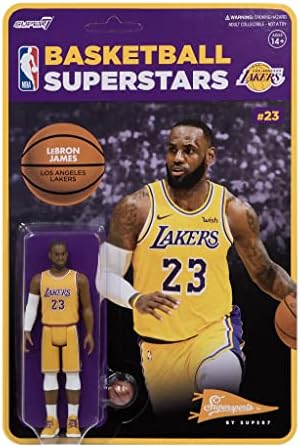 Super7 NBA Lebron James (Lakers) 3.75 a Supersports akciófigura