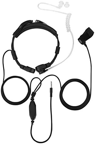 Univerzális Fejhallgató,3,5 mm-es AV-Torok Mic Hangszóró Anti Sugárzás Titkos Levegő Akusztikus Cső Fülhallgató, Mobiltelefon Samsung
