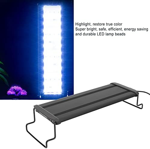 ENZZ LED Akvárium Lámpa, 3 Mód akvárium Fény Nagy Fényerő a Teljes Spektrumot Édesvízi