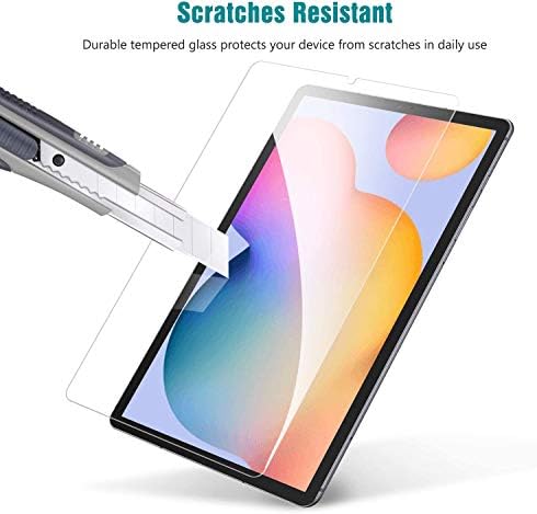TANTEK [2-Pack képernyővédő fólia Samsung Galaxy Tab S6 Lite(SM-P610/P615,2020) 10.4 inch,Edzett Üveg Film,Ultra Tiszta,Anti