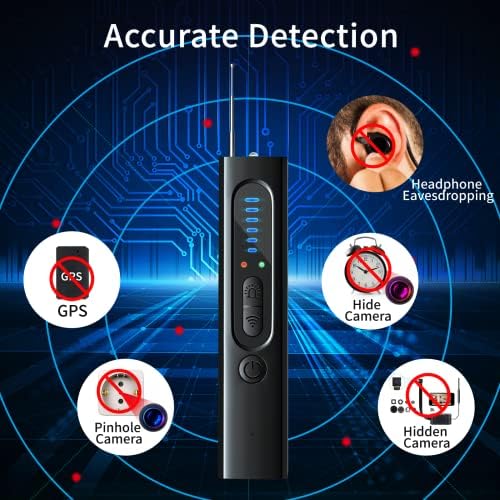 Rejtett Kamera Érzékelő, Anti-spy Rejtett Eszközök Érzékelő Zseb-méret, RF Jel Hiba GPS Tracker Rejtett Kamera Lehallgató Készülék