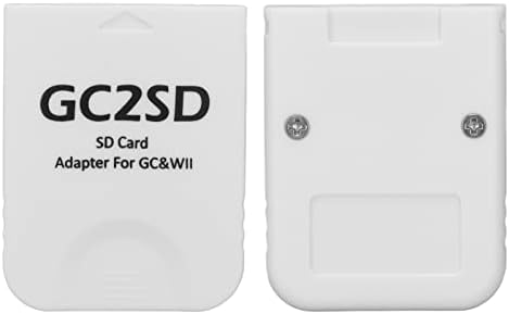 Heayzoki GC2SD kártyaolvasó Plug and Play Hordozható Profi Játék Konzol Mikro Kártya Adapter Wii a GC,Támogatja a Maximum Memória,