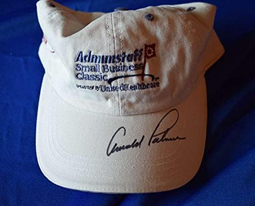 Arnold Palmer SZÖVETSÉG Coa Autogramot Golf Verseny Aláírt Kalap