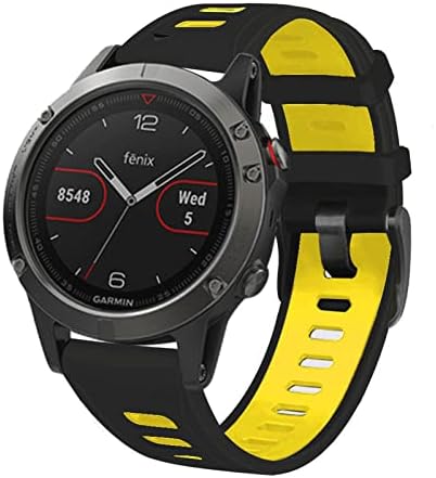 BANDKIT Quick Fit Szilikon Watchband 26mm A Garmin Fenix 7X 6X Pro/ 5X Plus/3 H/Enduro/Süllyedés MK1 Mk2 Mk2i Intelligens Karóra Heveder