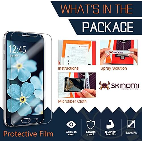 Skinomi képernyővédő fólia Kompatibilis Samsung Galaxy XCover 4 Tiszta TechSkin TPU Anti-Buborék HD Film